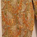 Cartonnier Paisley Pants in Orange and Brown Size 12 Photo 1