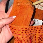 Fabindia Terracotta Embroidered Maxi Dress Orange Size M Photo 3