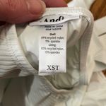 ANDIE  Swim The Tulum One Piece LT Swimsuit White‎ Ribbed Size XS Tall NWT Photo 5