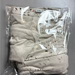 Chico's Beige Laser-Cut Faux Suede Drape Jacket Open Front Cardigan Topper Boho Photo 11