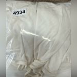 Akris  Women's White Sleeveless Asymmetric Babydoll Blouse Size 6 Photo 7