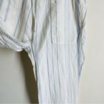 Faherty 100% Linen Pants White Blue Striped size XS Drawstring Lightweight Photo 3