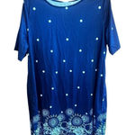 Romwe  Navy/white polka Dot Shift Dress Sz XL NWT Photo 0