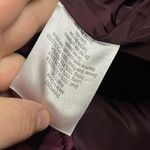 BKE  Sport Woman's Shiny Metallic Plum Zip Up Hooded Jacket Size XL Photo 4