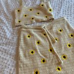 ZARA Daisy Crochet Set Photo 1