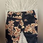 Free People NWT Blue and Red Corduroy Floral Jeans size 25 Photo 3