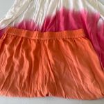 Young Fabulous and Broke  Wide-Leg Tulip Pants Orange Pink Flared Ombré Tie Dye Photo 5