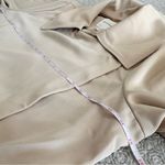 Avec Les Filles Tan Trench Coat Lightweight Drape Belted Jacket Size 2X Photo 11