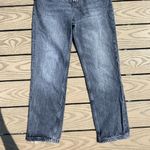 ZARA  dark wash grey black size 2 26 mom jeans high waisted Photo 1