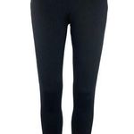 FREE2B Black Low Rise Pull On Stretch Cropped Skinny Casual Leggings Size M Size M Photo 0