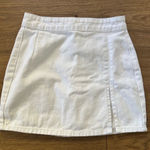 LIONESS  Denim White  Women's Skirt Photo 0