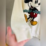 Disney Mickey Mouse Colored Pencil Sketch Fleece Sweater White size med Photo 4