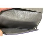 Cole Haan Wristlet Style B44152 Light Purple/Gray Leather Snap/Zipper Pricetag Photo 5