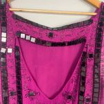 Free People  SPEAK EASY Size 4 Pink Sequins Beads Mini NEW FLAWED Photo 11