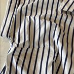 Talbots Striped Navy and White Women's Top Photo 3