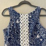 Lilly Pulitzer for Target Upstream Fish blue and white sleeveless shift 8 Photo 2