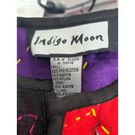 Indigo Moon Quilted Jacket Medium Patchwork Satin Lace Embroidered Whimsigoth Red Photo 6