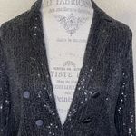 Nanette Lepore NWT Sequin Blazer with Feather Trim at Wrist Size Small Photo 2