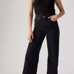 Levi's Levi’s Ribcage Wide Leg Jean – Rosie Posie – Black – 26x30 NWT Photo 0