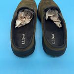 L.L.Bean Brown Leather Suede Mules Clogs Size 8 Photo 7