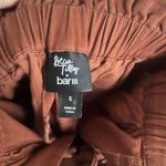 Bar III Bar lll Brown Tie-Waist Pants Photo 3