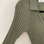 Amaryllis green ribbed Bodycon dress Size Small Photo 7