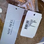 Rickie Freeman for Teri Jon Ivory Floral Maxi Dress White Size 8 Photo 6