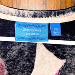 Vera Wang  Multicolor Floral Cardigan Lightweight Button Sweater Size Sm Petite Photo 2