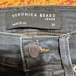 Veronica Beard  Carly Kick Flare High Rise Dark Wash Jeans Women 27x24 Cotton Photo 3