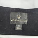 Worthington Black Open Cardigan Bell Sleeves 2X Gothic Goth Fairy Cottagecore Photo 2