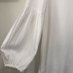 Michael Stars  Balloon Sleeve V Neck Top White Medium Photo 1