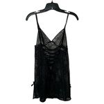Victoria's Secret Victoria’s Secret Black Lace Babydoll Slip Top Sz S Y2K Coquette Lingerie Photo 3