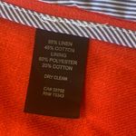 Willi Smith  Blazer Jacket Medium Red Lined blend Blue/White stripe lining button Photo 6