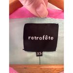 Retrofête Pastel Rainbow Sequin Dessa Maxi Dress XS Long Sleeve Button Front Blue Photo 4