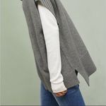 Anthropologie Moth Gray Oversize Sleeveless Sweater XS Photo 4