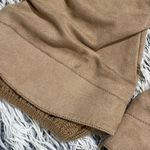 Charlotte Russe suede ruched tan tall heel boots sweater cuffs women Size 10 Photo 2