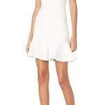 Likely  Harlow Sleeveless White Ruffle Flounce Mini Dress 4 Photo 0