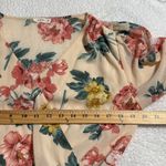 Kori size small floral v-neck maxi dress 3/4 sleeve partially lined elastic band Photo 6