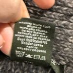 Eddie Bauer Black and Gray Cowl Neck Sweater with Safety Pin Fasteners XS Photo 2