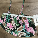 Hurley  Swing Tank‎ Island Style Floral Crop Top Size Medium Photo 6