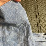 ZARA Tribal Embroidered Chambray Peasant top Linen Blue Long sleeve XS SOLD OUT Photo 12