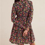 BODEN Flower Print Shirt Mini Dress with Tie in Belt NWOT Size 10 Photo 5