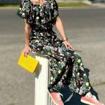  Jumpsuit| Bebe Floral Jumpsuit | Color: colorful flower print size 4 Photo 0