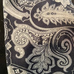 Ellen Tracy Linda Allard, , button‎ Down, paisley pattern blouse, Vintage,size 16 Photo 5