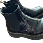 Dr. Martens 2976 Quad Black Patent Leather Chelsea Boots Platform Size 7 Photo 11