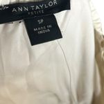 Ann Taylor  Women's S Petite High Neck Blouson Midi Dress Beige Tan Zebra Print‎ Photo 5