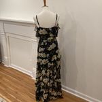 INC Dress 10 Homecoming Semi Formal Maxi Dress Y2K Boho Adjustable Fairy Cottage Black Photo 8