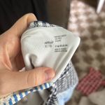 Aerie  Seersucker & Gingham Blue White Navy Tie Straps One Piece Swimsuit Photo 6