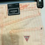 Guess 1981 Striped Skinny Jeans American Star Pink/White Size 26 Photo 5
