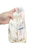 Oh Polly NWT Mini Skirt Women’s 4 Ivory Satin Ruched Bodycon Tassel Belt Party Photo 9